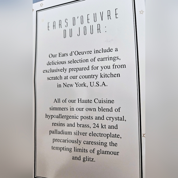 Lunch at the Ritz "Butterscotch Sunday" Earrings - Picture 5 of 5